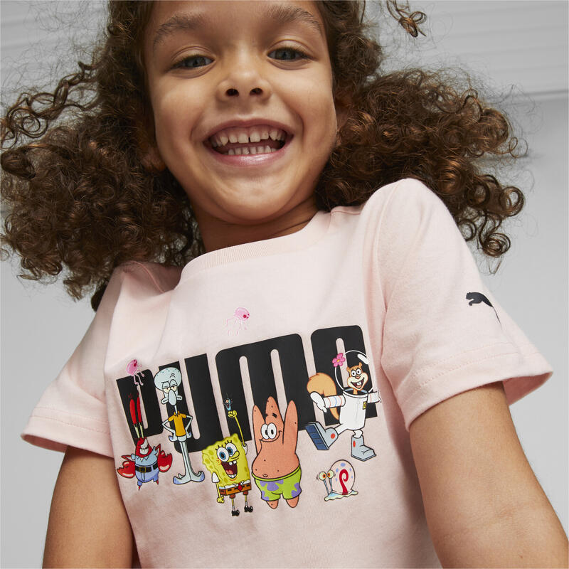 Completo T-shirt e shorts PUMA x SPONGEBOB per bambini PUMA