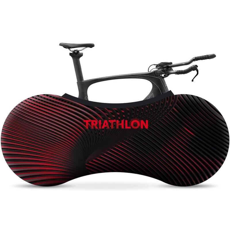 Pokrowiec rowerowy na koła model Neon Red Triathlon