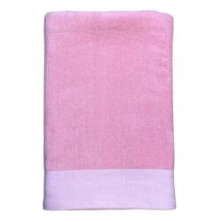 Serviette de bain éponge velours unie Shady Nectarine 90x160 370g/m²