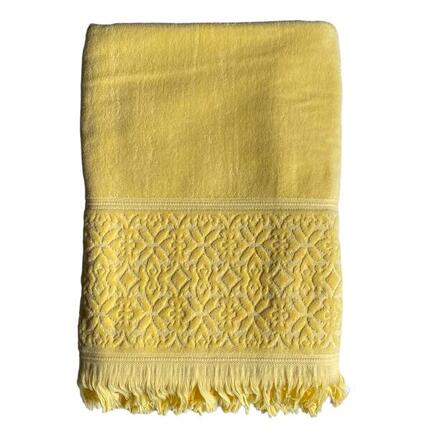 Serviette de bain éponge velours unie - Romance Bleu marine - 90x170cm - 460g/m²