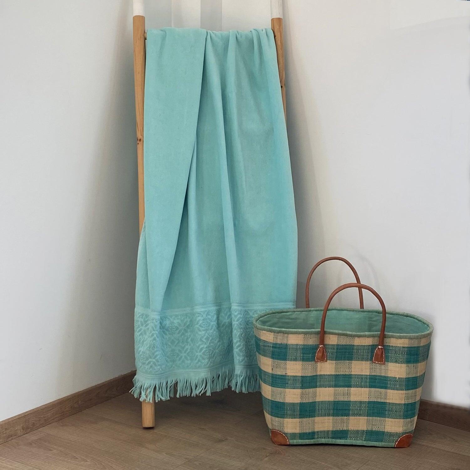 Asciugamano da bagno - Romance Aqua - 90x170 cm - 460 g/m² 2/4