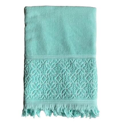 Serviette de bain éponge velours unie - Romance Bleu marine - 90x170cm - 460g/m²