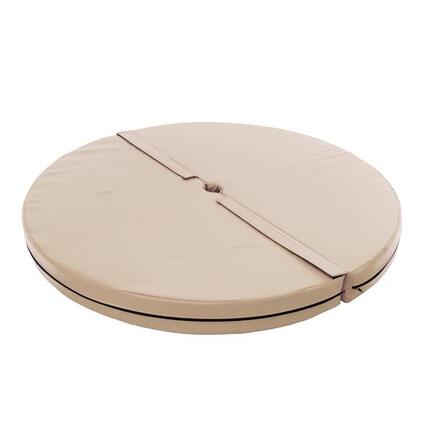 Matelas de pole dance rond, diamètre 120 cm, épaisseur 10 cm, rose