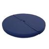 paaldans matras, diameter 120 cm, dikte 10 cm, donkerblauw