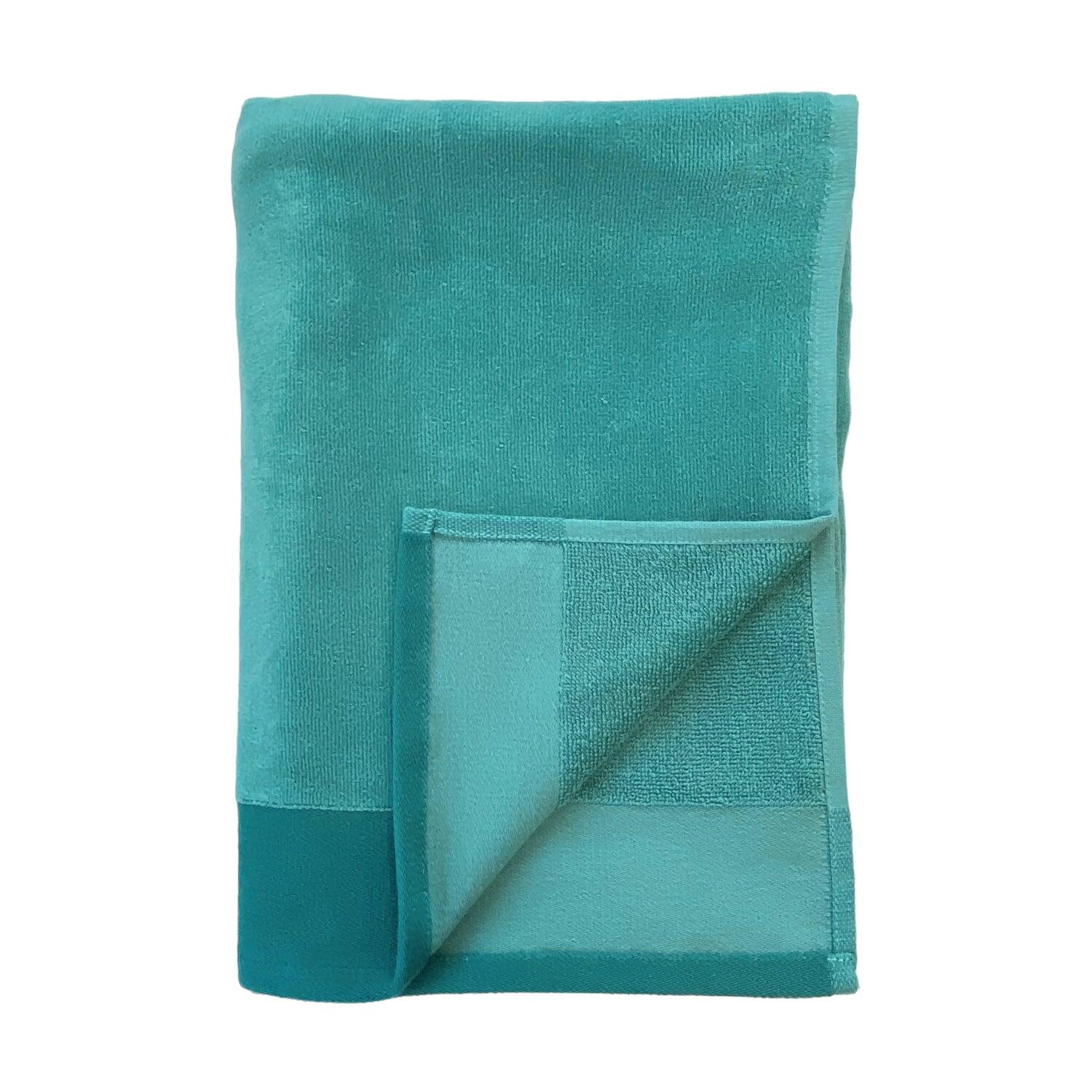 Serviette de bain éponge velours unie - Shady Latigo - 90x160cm - 370g/m² 3/4
