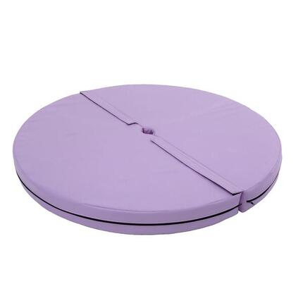 Matelas de pole dance rond, diamètre 120 cm, épaisseur 10 cm, rose