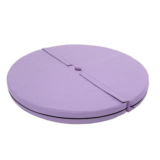 Materasso da pole dance rotondo diametro 120 cm spess. 10 cm blu scuro