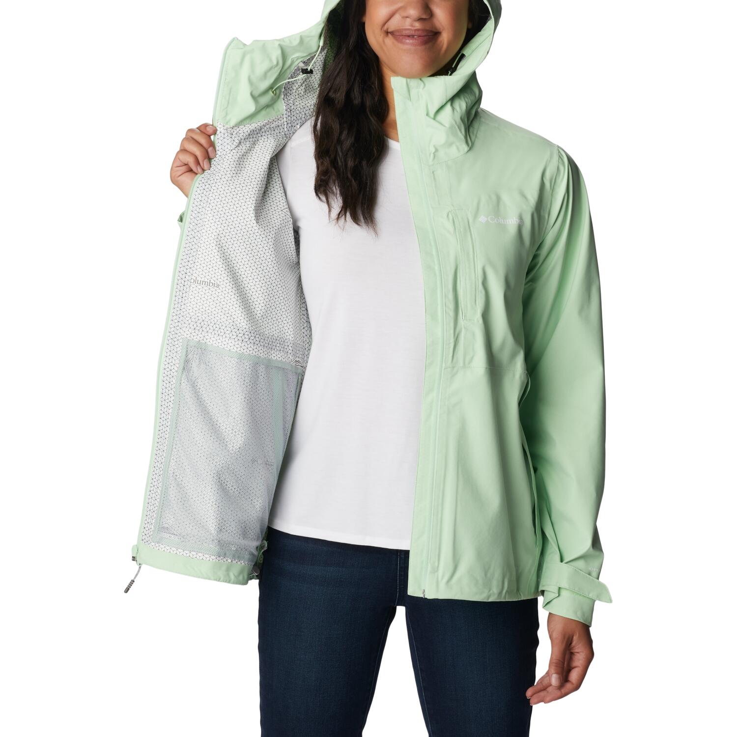Jaquetas universal para mulher Columbia Amplidry Waterproof Shell 4/4