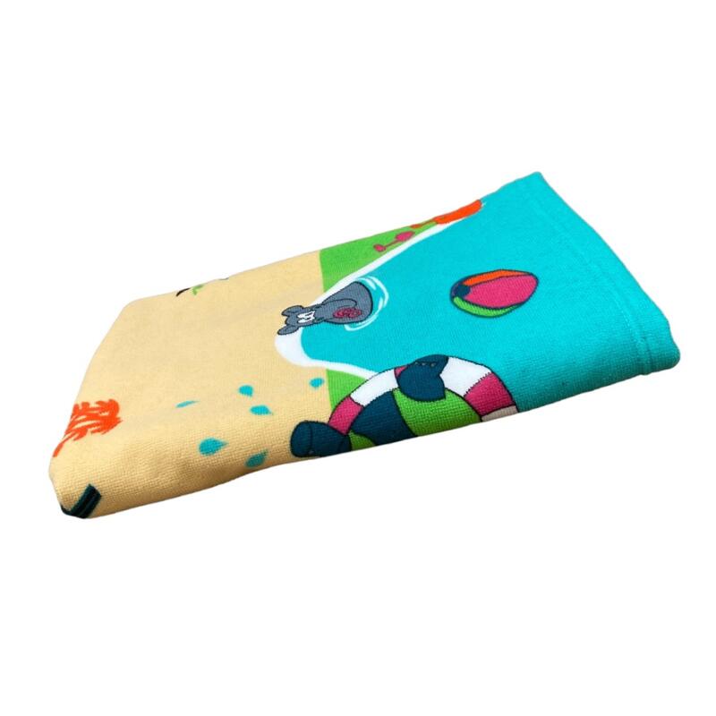 Hippo microvezel handdoek voor kinderen