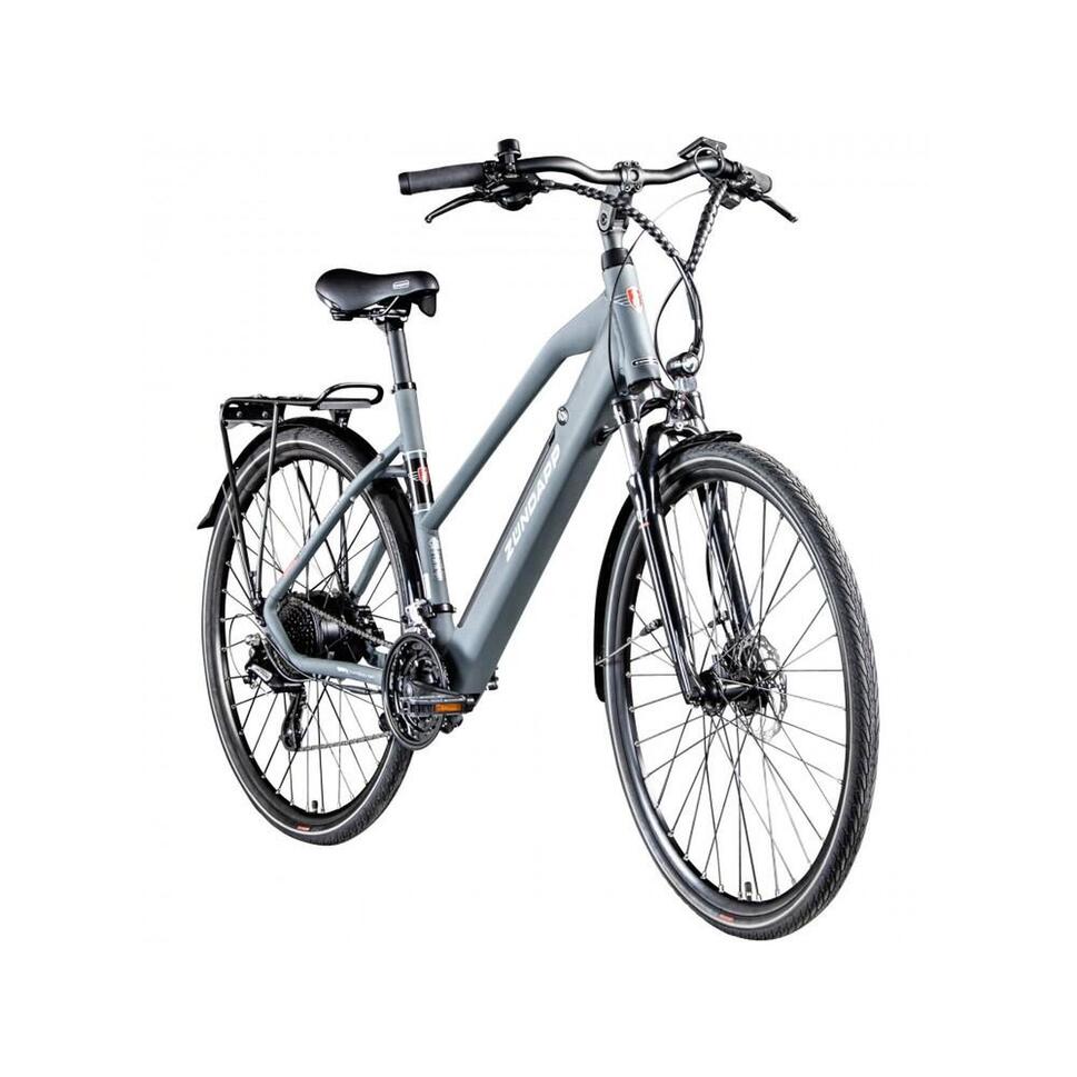 Rower elektryczny Zundapp trekkingowy szary rama 19,5 cala ZUNDAPP