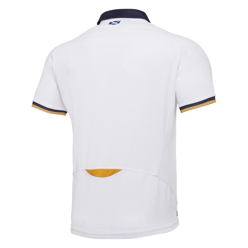 Macron Scotland SRU Mens Away Rugby Shirt 58120027 White MACRON Decathlon