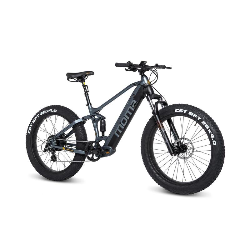 Bicicletă electrică E-FATBIKE 26", autonomie 120km echipată cu Shimano 8 viteze