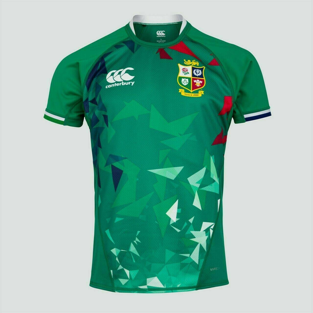 CANTERBURY CCC British & Irish Lions 21 Training Rugby Shirt Mens QA006453T53 Green