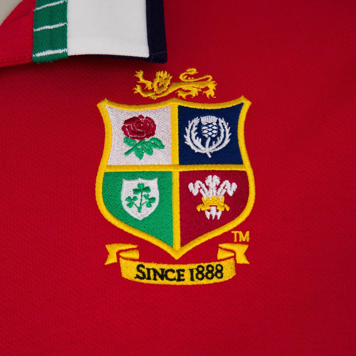 CCC British & Irish Lions 21 Ls Classic Rugby Shirt Mens QA004757A70 Red 3/4