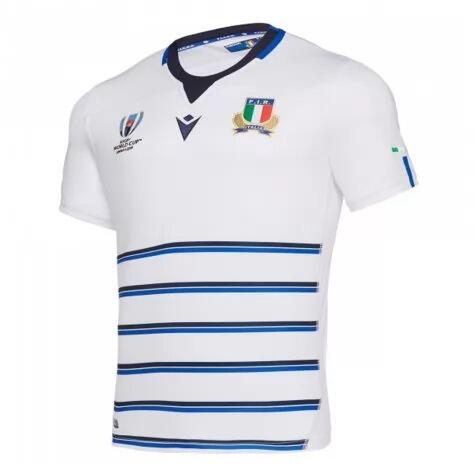 MACRON Macron Italy Mens Away RWC Rugby Shirt
