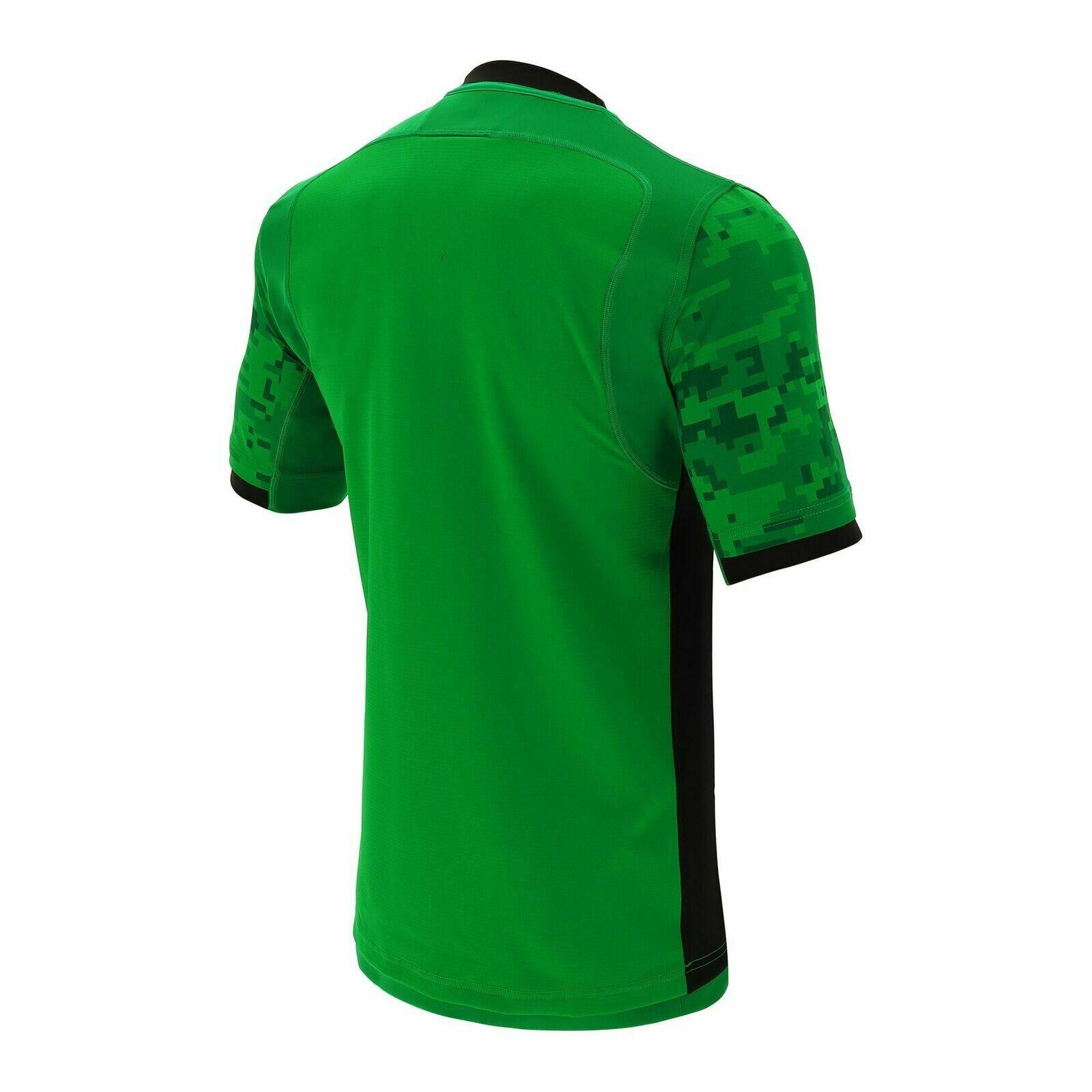 Macron Wales WRU Training Rugby Shirt Adults 58125902 Green 2/4