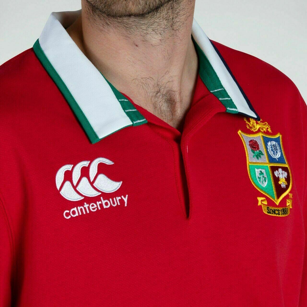 CCC British & Irish Lions 21 Ss Classic Rugby Shirt Mens QA004758A70 Red 3/4