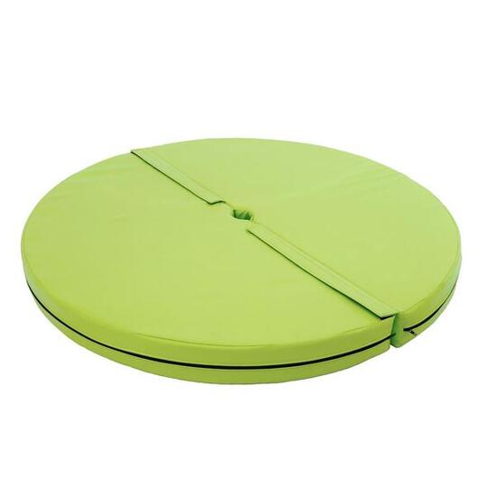 Materasso da pole dance rotondo diametro 120 cm spess. 10 cm blu scuro