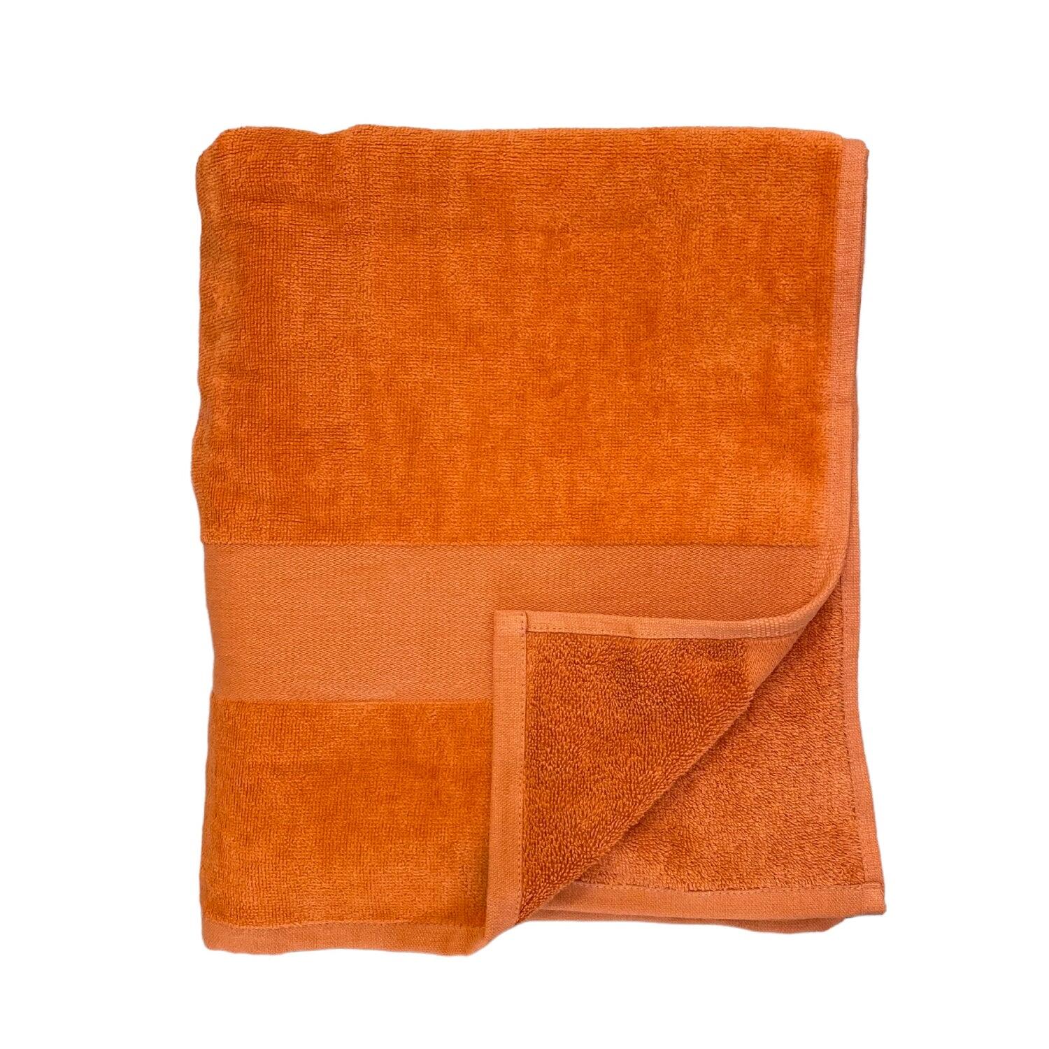 Badhanddoek - Classy Oranje - 90x180cm - 500g/m² 3/4