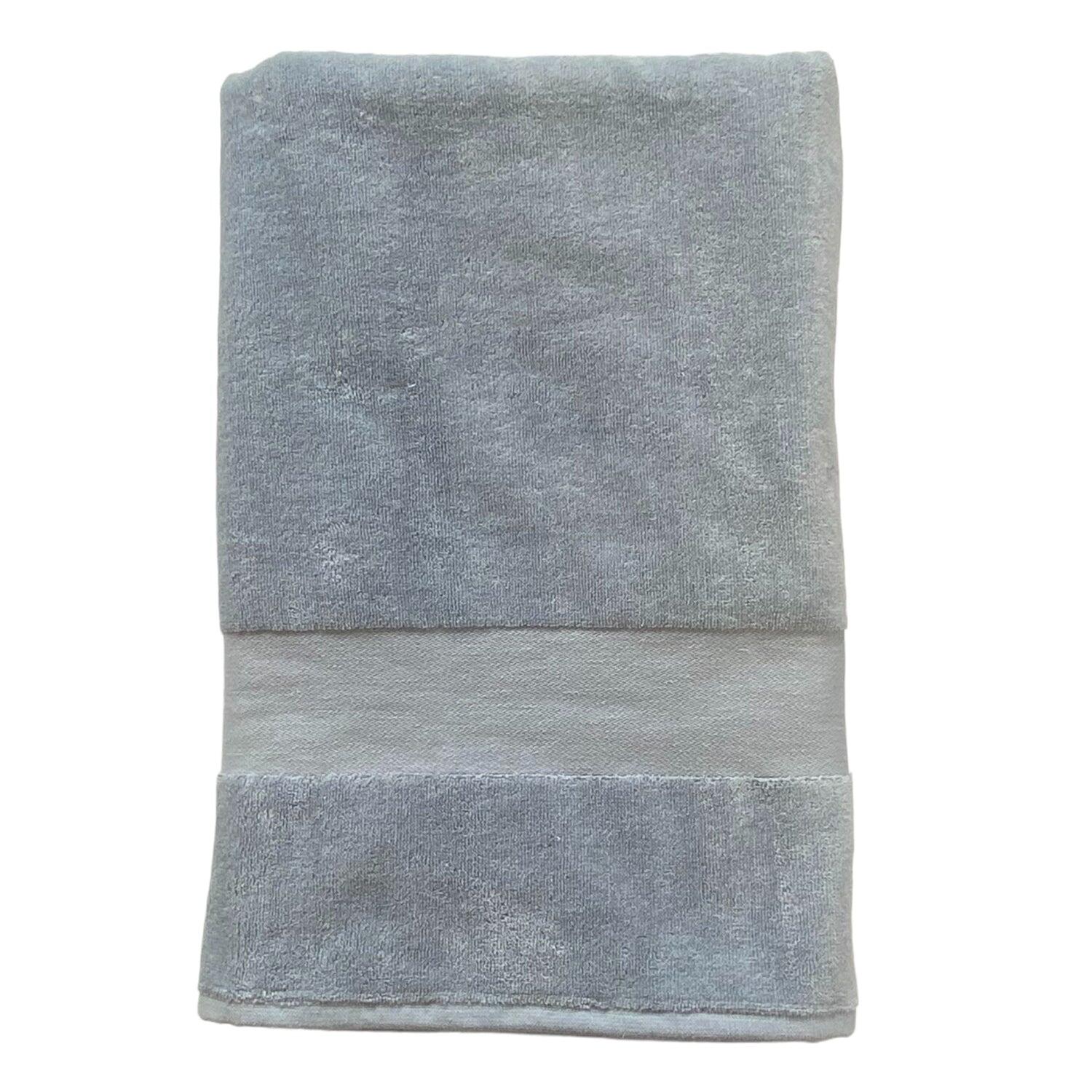 Le Comptoir De La Plage - Serviette De Bain Éponge Velours Unie Classy Quarry 90x180 500g/m² - Serviette - Gris - 48 Xl - Decathlon