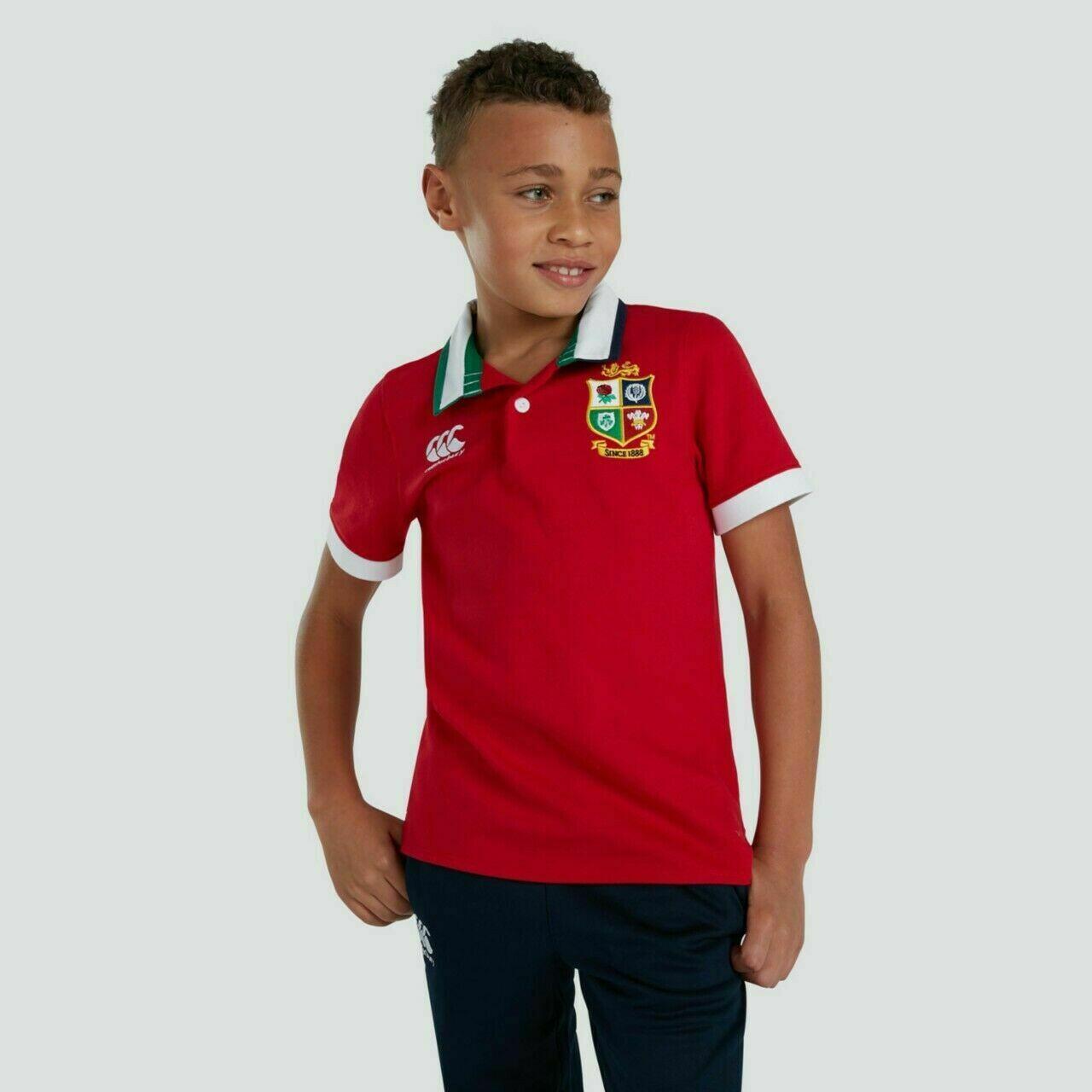 CCC British & Irish Lions 21 Ss Classic Rugby Shirt Kids QA004817A70 Red 4/4