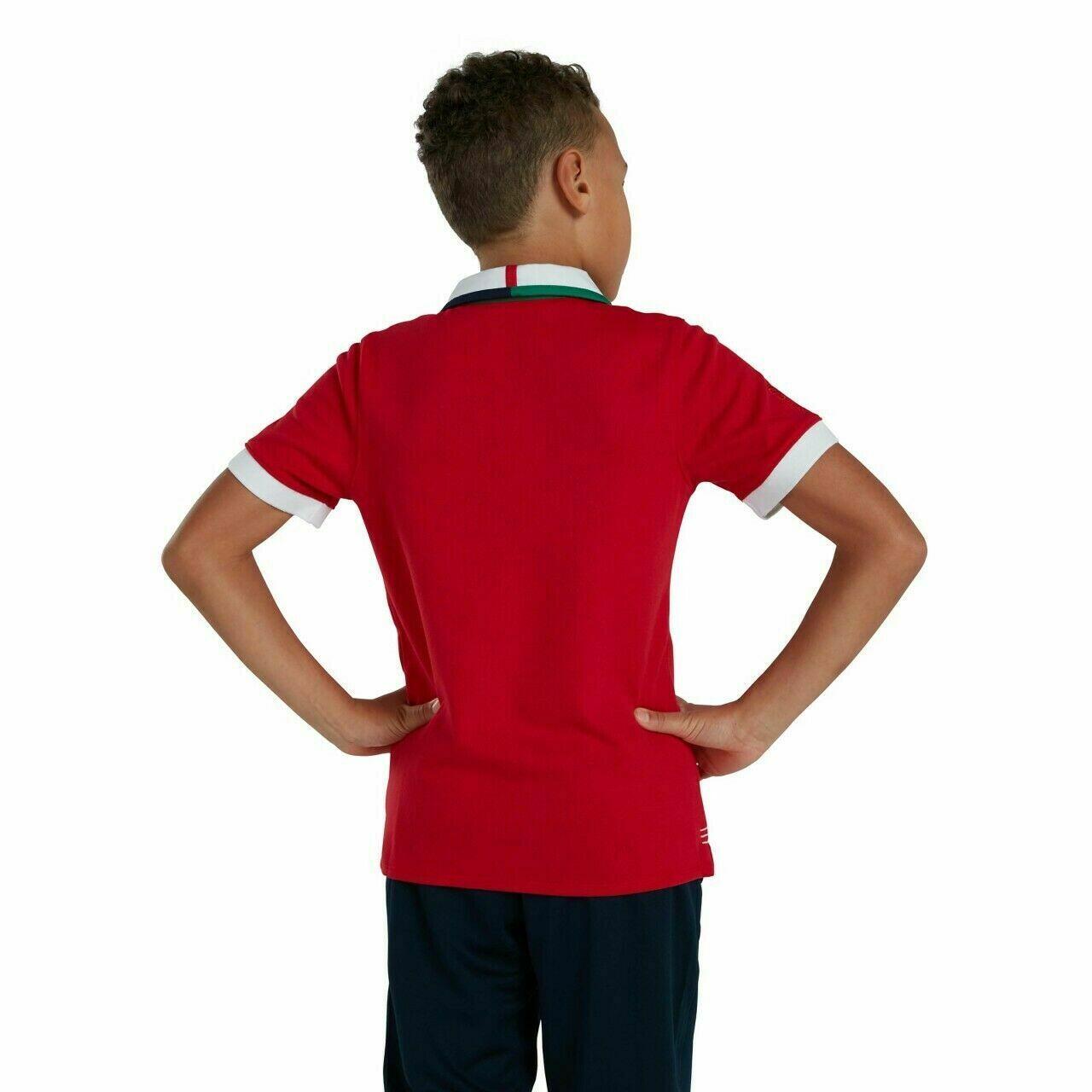 CCC British & Irish Lions 21 Ss Classic Rugby Shirt Kids QA004817A70 Red 2/4