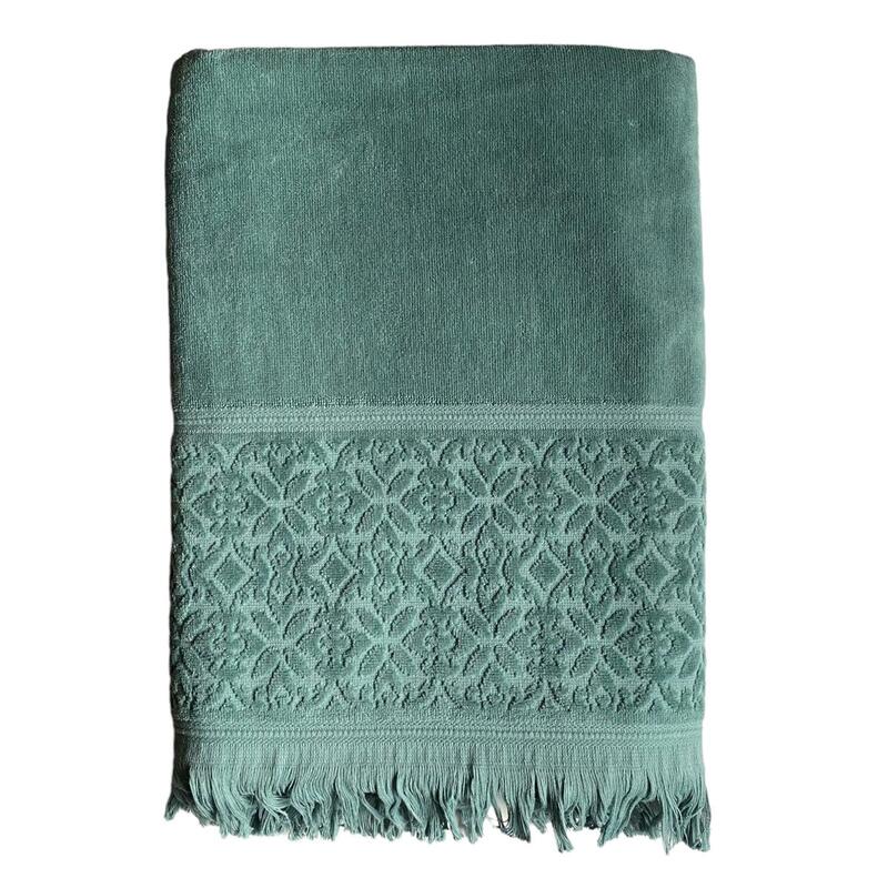 Terry Towel Romance Fougère 90x170 460g/m² (veludo liso)