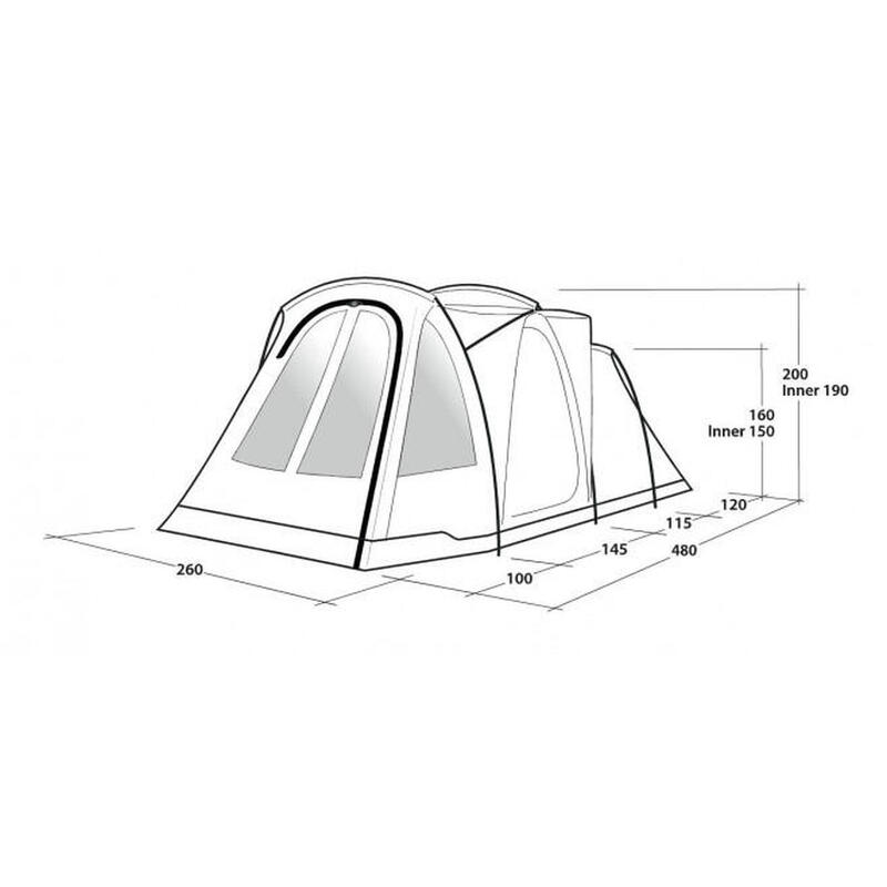 Tente de camping Outwell Springwood 4SG