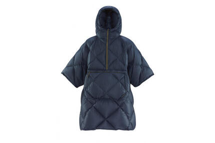 Couverture poncho Thermarest Honcho Poncho Down Outerspace Blue