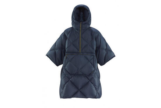 Couverture poncho Thermarest Honcho Poncho Down Outerspace Blue