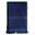 Handdoek effen fluweel Romance Navy blauw 90x170 460g/m²