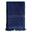 Toalha de veludo liso azul Romance Navy 90x170 460g/m²
