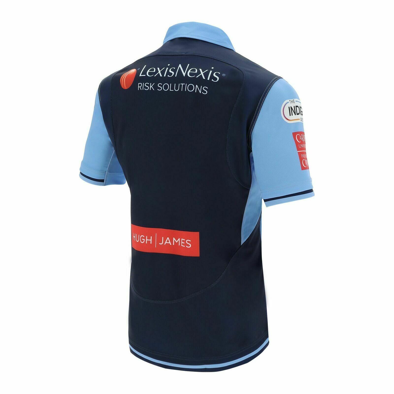 Macron Cardiff Blues Home Rugby Shirt Mens 58199811 Blue 2/4
