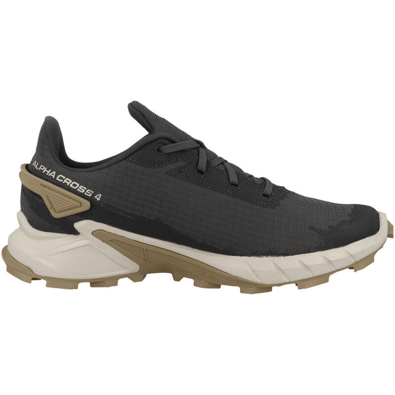 Baskets Salomon Alphacross 4, Gris, Hommes