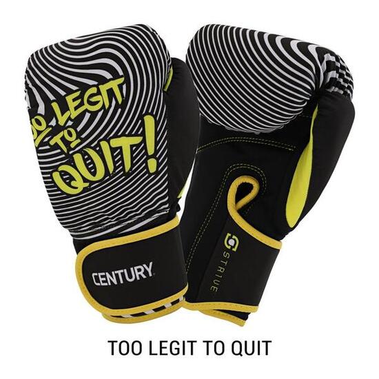 Gants de boxe unisex fitness, boxe, kickboxing, 10 oz lavable Strive
