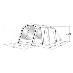 Tente de camping Outwell 3 personnes Franklin 3