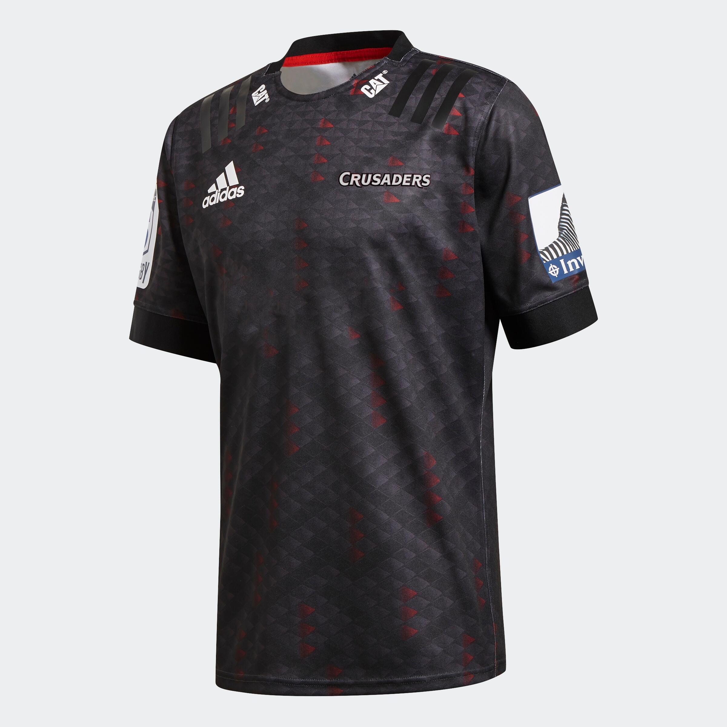 ADIDAS adidas Crusaders Mens Training Rugby Shirt ED7984 Black