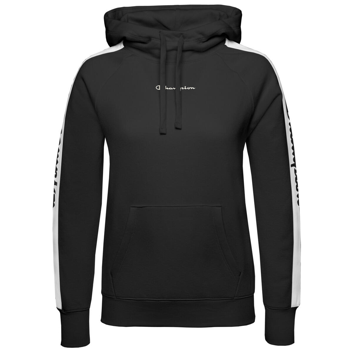 Moletom para mulher champion com capuz preto