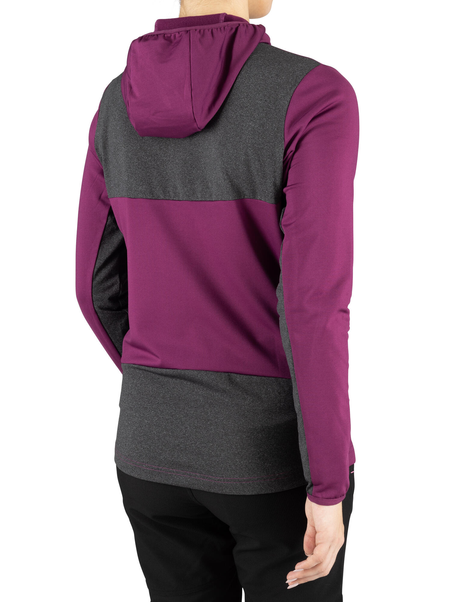 Damen Fleecejacke VIKING Tacoma Hoodie mit Kapuze und Reißverschluss 2/6