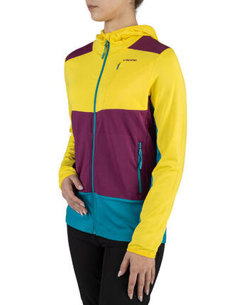 Damen Fleecejacke VIKING Tacoma Hoodie mit Kapuze und Reißverschluss