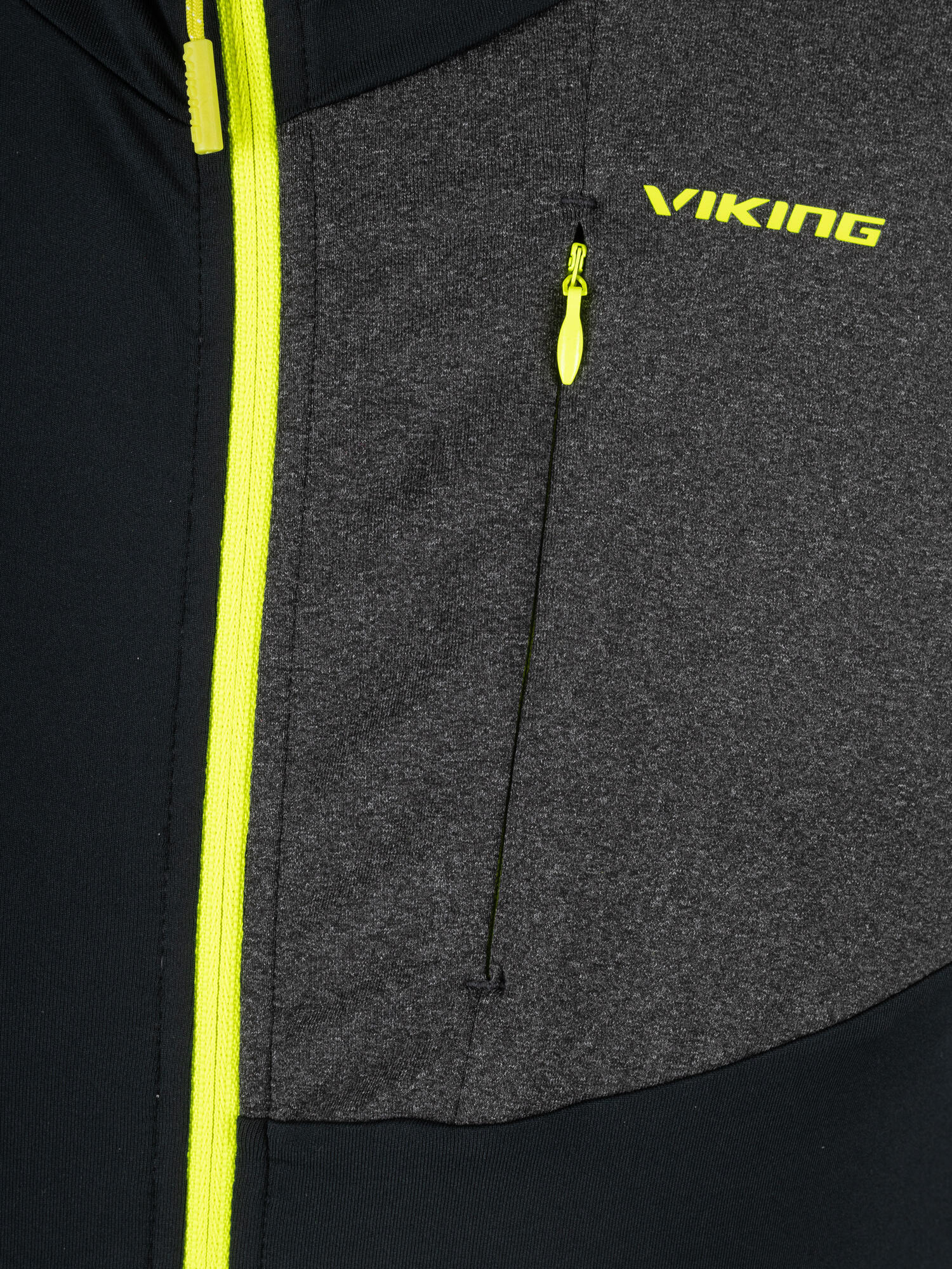 Polaire homme VIKING Tacoma Hoodie à capuche zippée 3/4