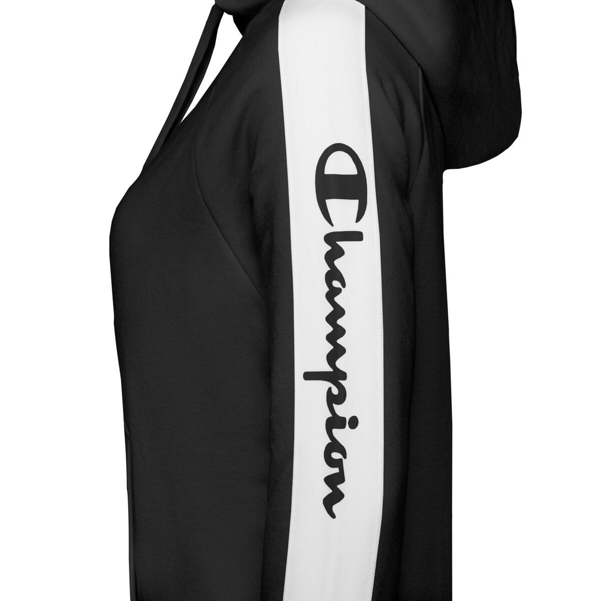 Sweat à capuche pour femme Champion noir 3/4