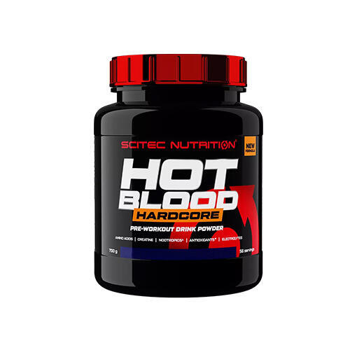 Przedtreningówka SCITEC Hot Blood Hardcore - 700g Pompa mieśniowa