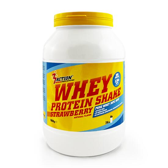 3ACTION WHEY PROTEIN SHAKE AARDBEI 900G