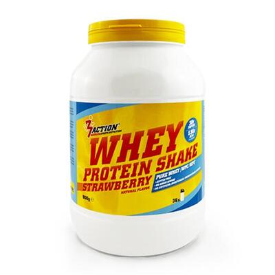 Whey protein shake aardbei 900g