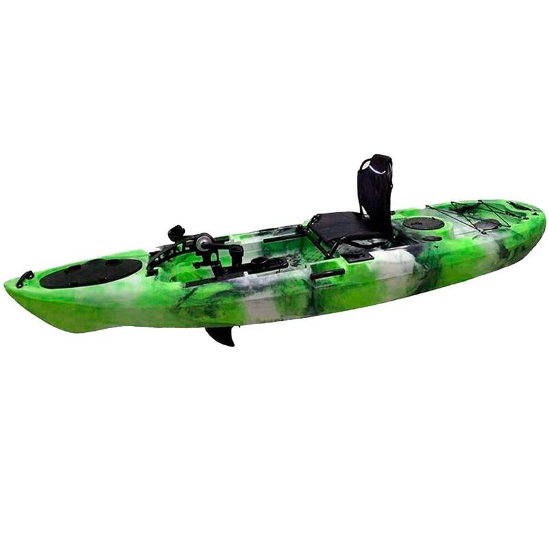 Kayak de Pesca Long Wave Mirage Propel 10 con Pedalera Color Verde
