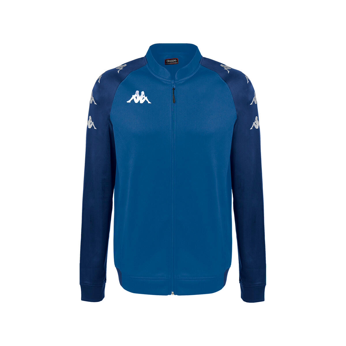 Felpa con zip da bambino in poliestere blu da calcio 5/7