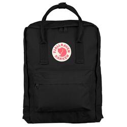 Mochila para caminar Fjallraven Kanken negro 16 litros perlante