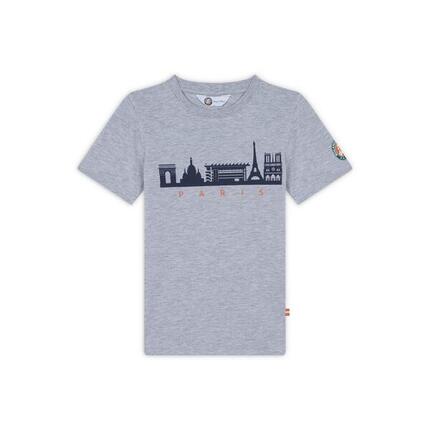 T-shirt Skyline garçon Roland-Garros - Gris