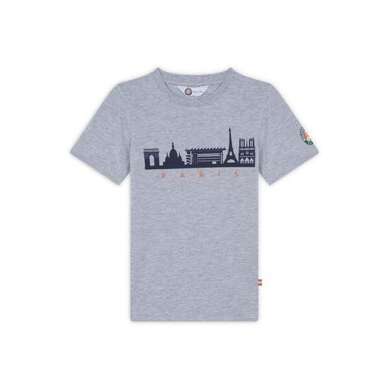 T-shirt Skyline garçon Roland-Garros - Gris